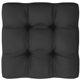 Set Salotto Giardino 7 pz Cuscini Antracite Legno Massello Pino