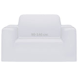 Fodera Elasticizzata per Divano in Jersey di Poliestere Bianco
