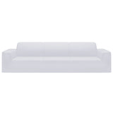 Fodera Elasticizzata Divano 4 Posti in Jersey Poliestere Bianco