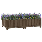 Fioriera Rialzata 80x40x23 cm in Polipropilene