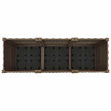 Letto rialzato 120x40x38 cm in polipropilene