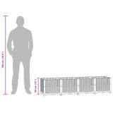 Letto rialzato 160x40x38 cm in polipropilene