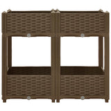 Fioriera Rialzata 80x40x71 cm in Polipropilene