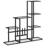 Portapiante 94,5x25x88 cm Nero in Metallo