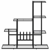 Portapiante 94,5x25x88 cm Nero in Metallo
