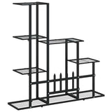 Portapiante 94,5x25x88 cm Nero in Metallo