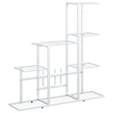 Portapiante 94,5x25x88 cm Bianco in Metallo