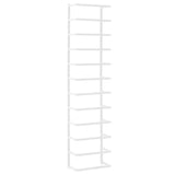 Portasciugamani Bianco 24x12x96 cm in Acciaio