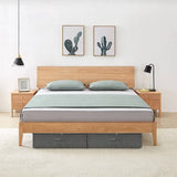 Scatole Portaoggetti 2pz in Tessuto 70x40x18 cm Antracite