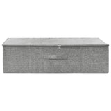 Scatola Portaoggetti in Tessuto 70x40x18 cm Grigio