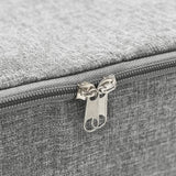 Scatole Portaoggetti 2pz in Tessuto 70x40x18 cm Grigio