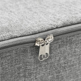 Scatole Portaoggetti 2pz in Tessuto 70x40x18 cm Grigio
