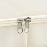 Scatola Portaoggetti in Tessuto 70x40x18 cm Crema