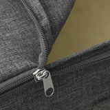 Scatole Portaoggetti 2pz in Tessuto 43x34x23 cm Antracite