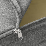 Scatole Portaoggetti 2pz in Tessuto 43x34x23 cm Grigio