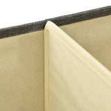 Scatola Portaoggetti in Tessuto 50x30x25 cm Antracite