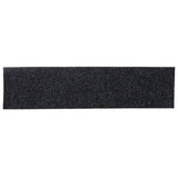 Tappetini per scale autoadesivi 15 pz 76x20 cm Grigio Scuro Rettangolari