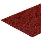 Tappetini per scale autoadesivi 15 pz 76x20 cm Bordeaux Rosso Rettangolari