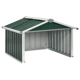 Capanno per Robot Tosaerba 92x97x63 cm Acciaio Zincato Verde