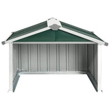 Capanno per Robot Tosaerba 92x97x63 cm Acciaio Zincato Verde