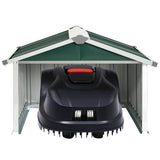 Capanno per Robot Tosaerba 92x97x63 cm Acciaio Zincato Verde