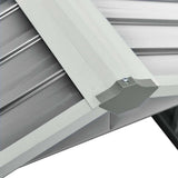 Capanno per Robot Tosaerba 92x97x63 cm Acciaio Zincato Grigio