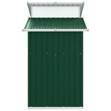 Capanno da Giardino Verde 207x130x208,5 cm Acciaio Zincato
