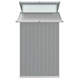 Capanno da Giardino Grigio 270x130x208,5 cm Acciaio Zincato