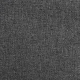 Sedia da Ufficio Girevole Grigio Scuro in Tessuto