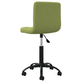 Sedia da Ufficio Girevole Verde Chiaro in Velluto