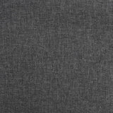 Sedia da Ufficio Girevole Grigio Scuro in Tessuto