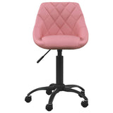 Sedia da Pranzo Rosa in Velluto
