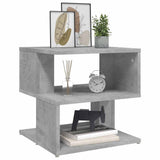 Tavolino Grigio Cemento 40x40x40 cm in Legno truciolato