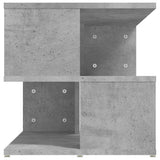 Tavolino Grigio Cemento 40x40x40 cm in Legno truciolato