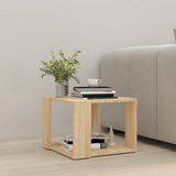 Tavolino da Salotto Rovere Sonoma 40x40x43 cm Legno truciolato
