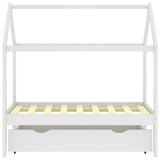 Giroletto per Bambini Cassetto Bianco in Pino Massello 70x140cm