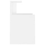Comodini 2 pz Bianchi 40x35x60 cm in Legno truciolato