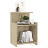 Comodini 2pz Rovere Sonoma 40x35x60 cm in Legno truciolato