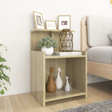 Comodini 2pz Rovere Sonoma 40x35x60 cm in Legno truciolato