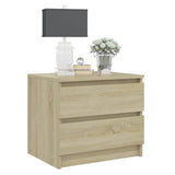 Comodino Rovere Sonoma 50x39x43,5 cm in Legno truciolato