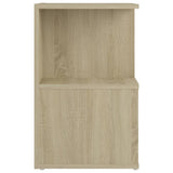 Comodini 2pz Rovere Sonoma 35x35x55 cm in Legno truciolato