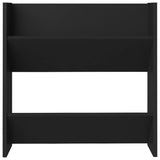 Scarpiere a Muro 4 pz Nere 60x18x60 cm in Legno truciolato