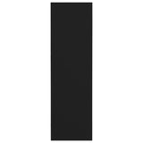 Scarpiere a Muro 4 pz Nere 60x18x60 cm in Legno truciolato