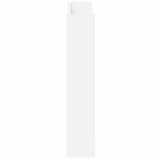 Scarpiere a Muro 2pz Bianche 80x18x90 cm in Legno truciolato