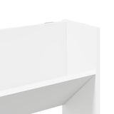 Scarpiere a Muro 2pz Bianche 80x18x90 cm in Legno truciolato