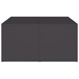 Tavolini da Salotto 4 pz Grigi 33x33x33 cm in truciolato