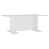 Tavolino da Salotto Bianco 103,5x60x40 cm in Legno truciolato