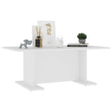 Tavolino da Salotto Bianco 103,5x60x40 cm in Legno truciolato
