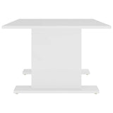 Tavolino da Salotto Bianco 103,5x60x40 cm in Legno truciolato