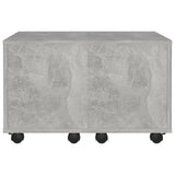 Tavolino da Salotto Grigio Cemento 60x60x38cm Legno truciolato